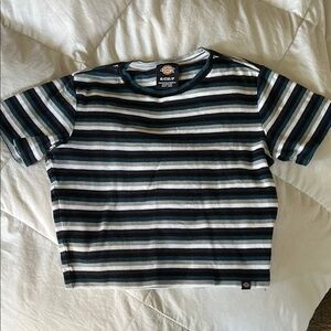 Striped Dickies crop top